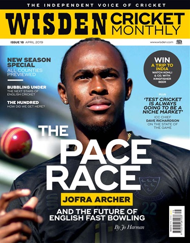 Wisden Cricket Monthly issue April 2019