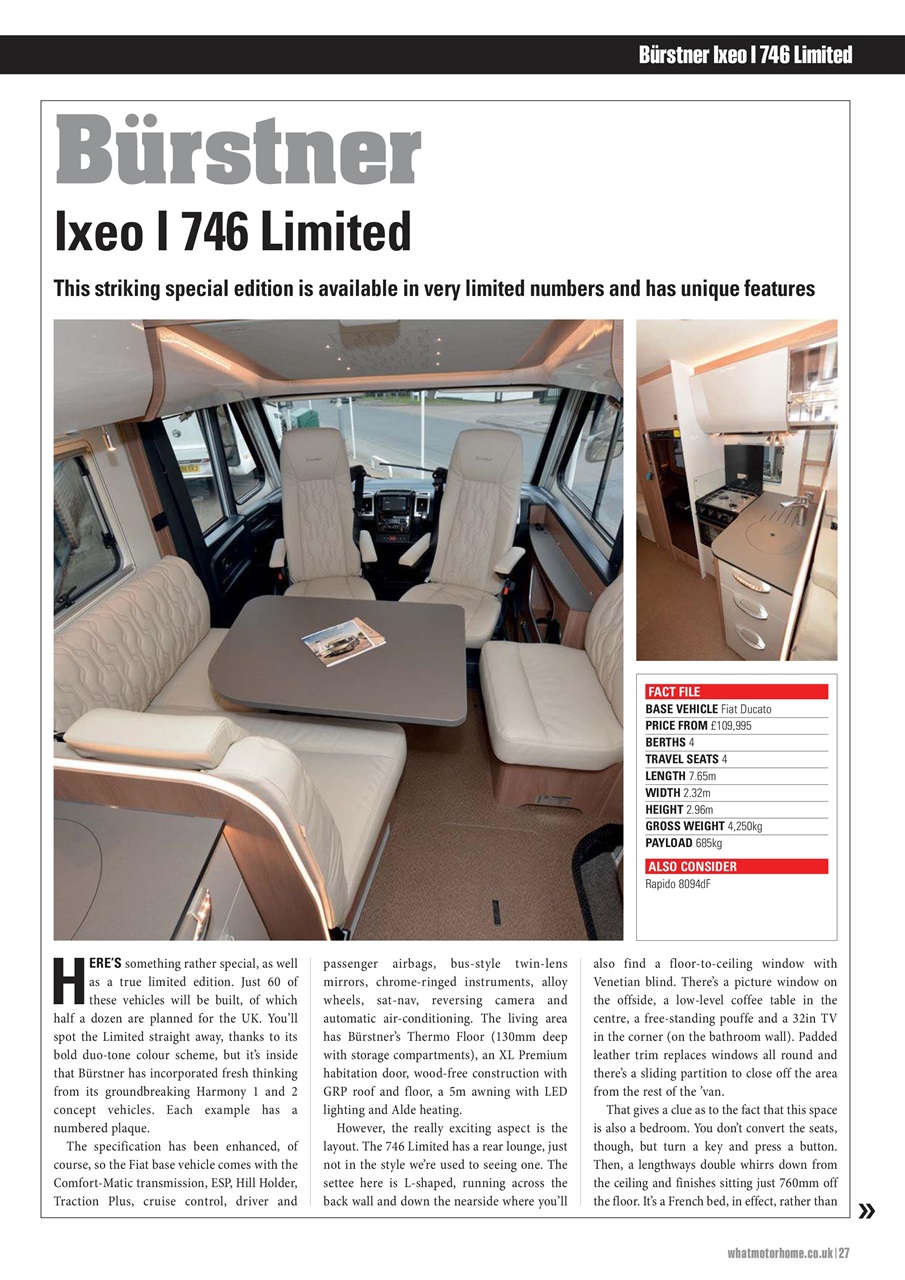 What Motorhome magazine Preview Pages