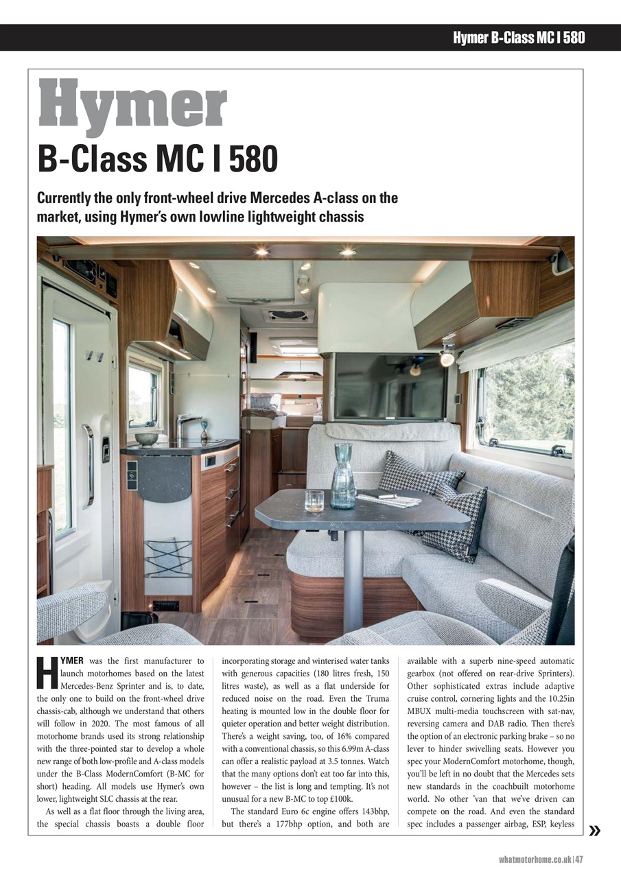 What Motorhome magazine Preview Pages