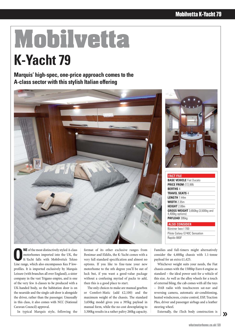 What Motorhome magazine Preview Pages