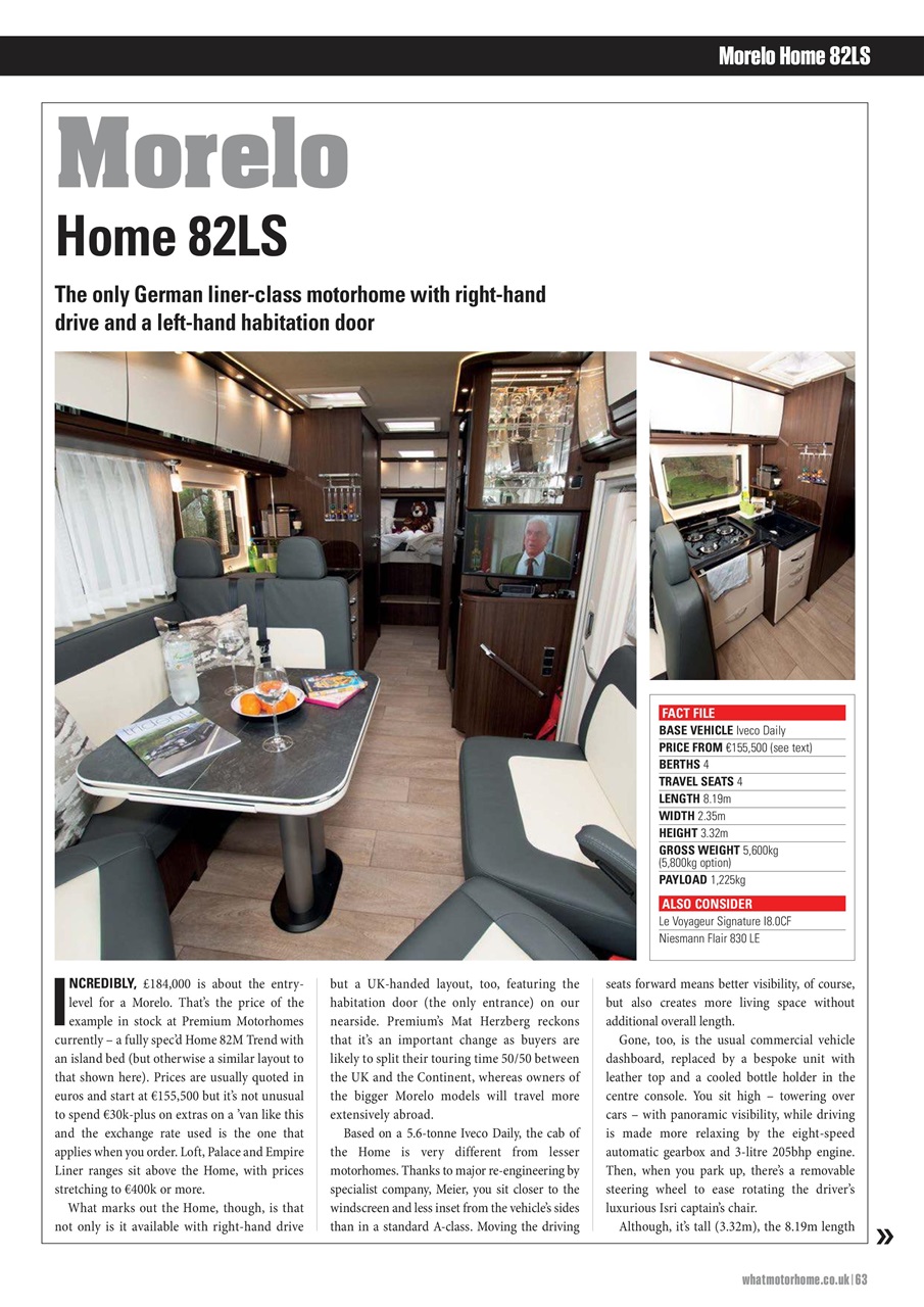 What Motorhome magazine Preview Pages