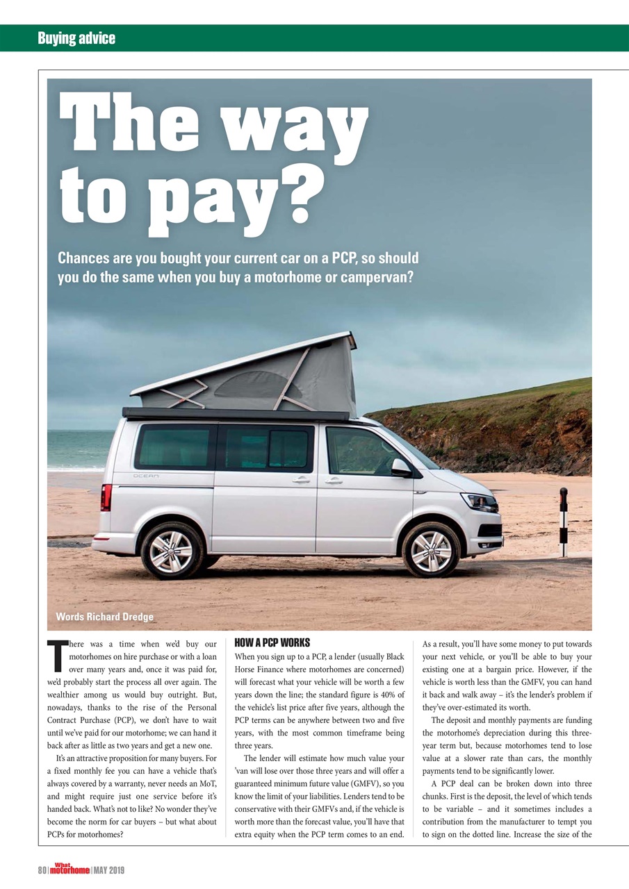 What Motorhome magazine Preview Pages