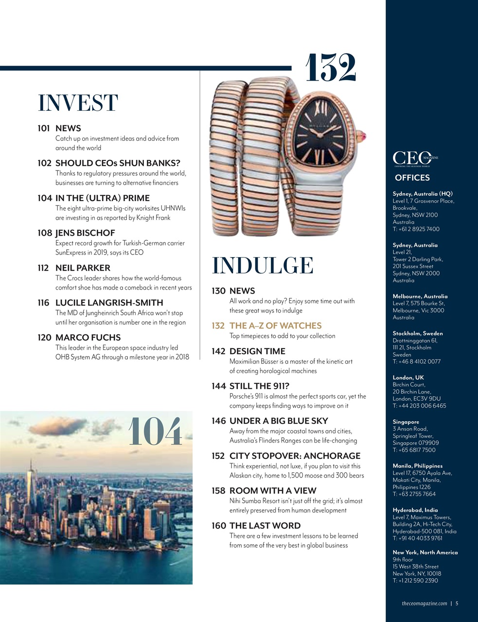 The CEO Magazine EMEA Preview Pages