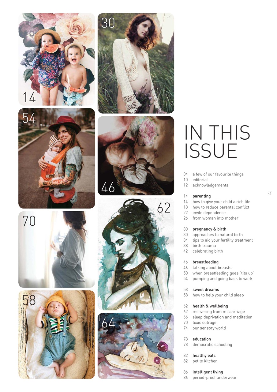 The Natural Parent Magazine Preview Pages