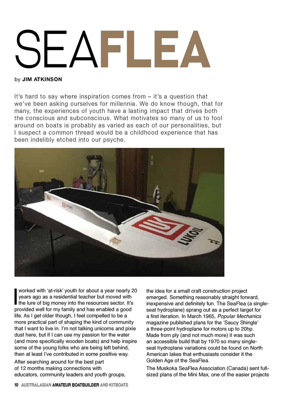 Australian Amateur Boat Builder Preview Pages