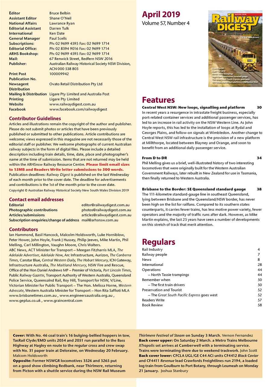 Railway Digest Preview Pages