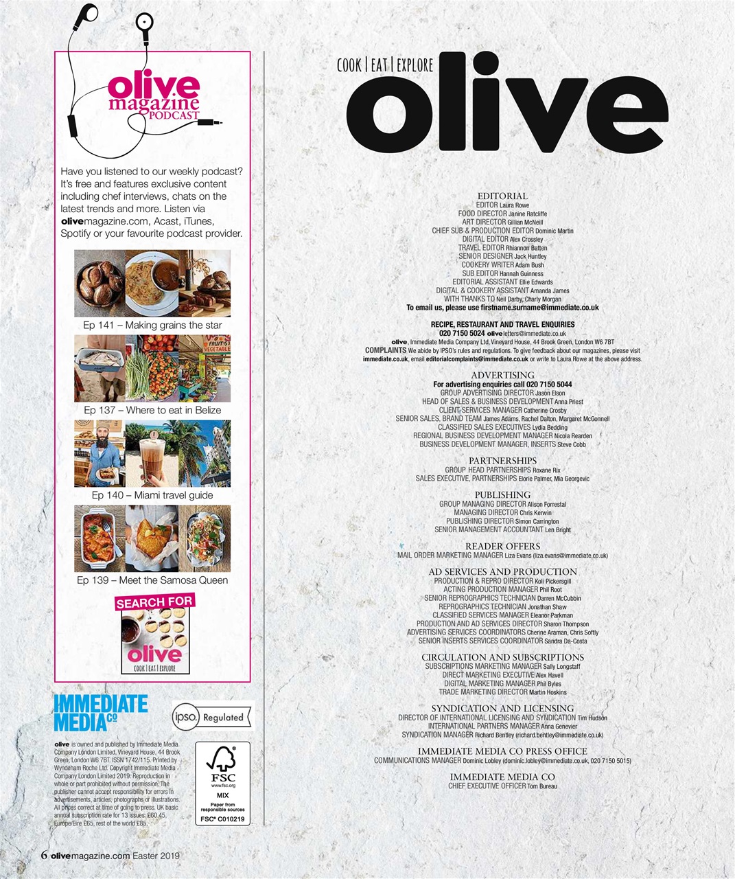 Olive Magazine Preview Pages