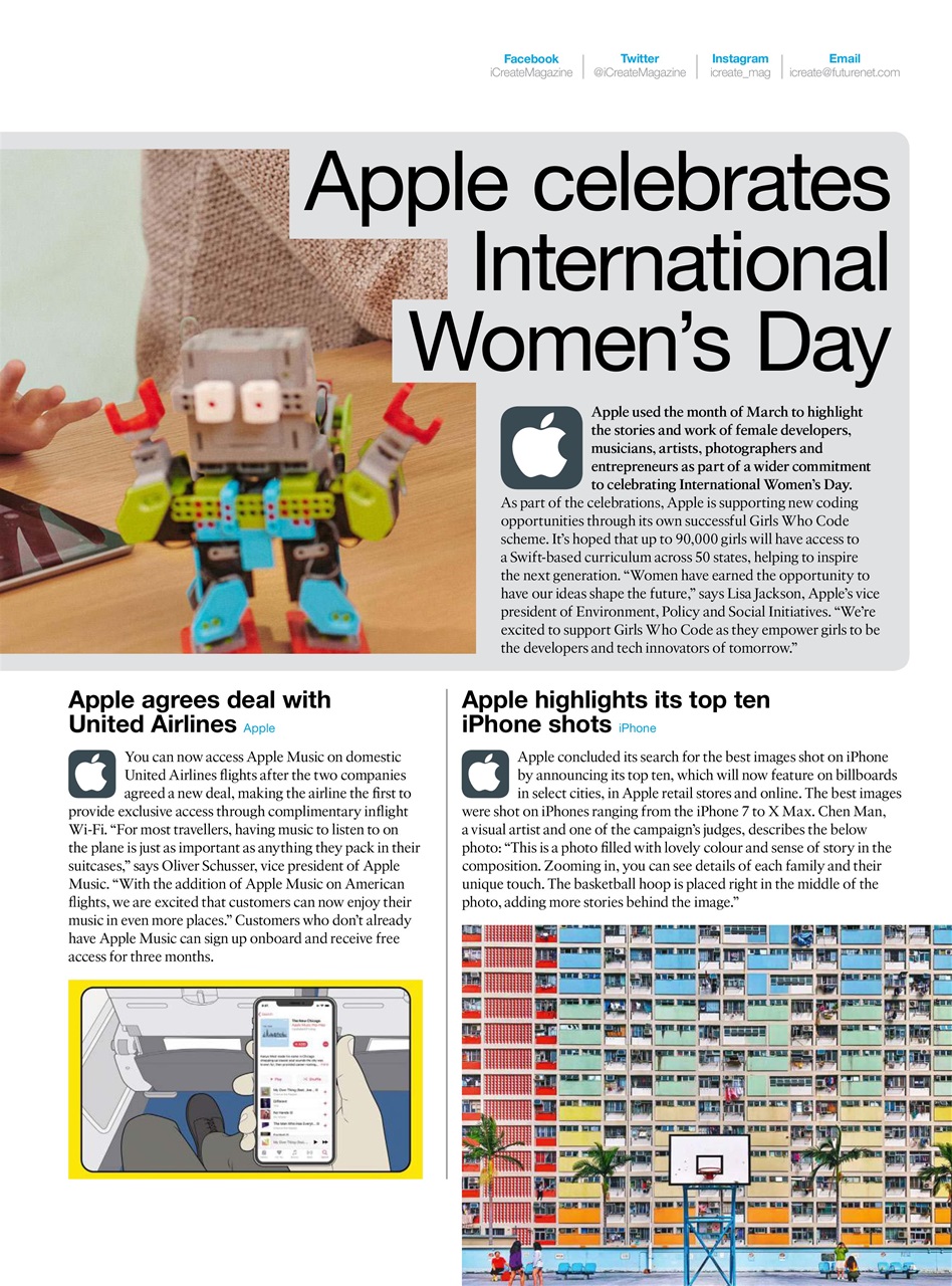 iCreate Preview Pages