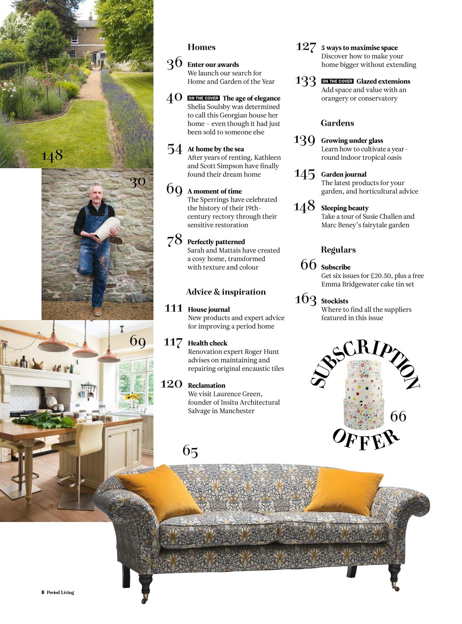 Period Living Magazine Preview Pages
