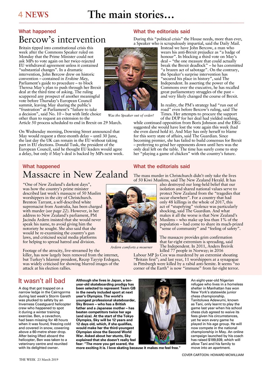 The Week Preview Pages