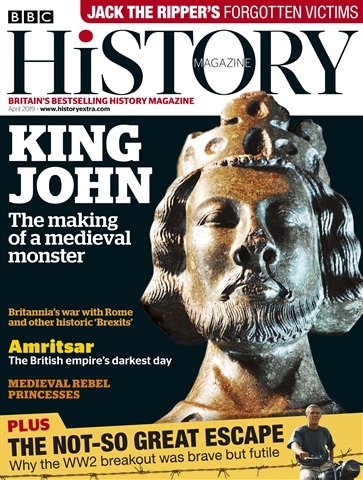 History Extra Magazine issue April 2019