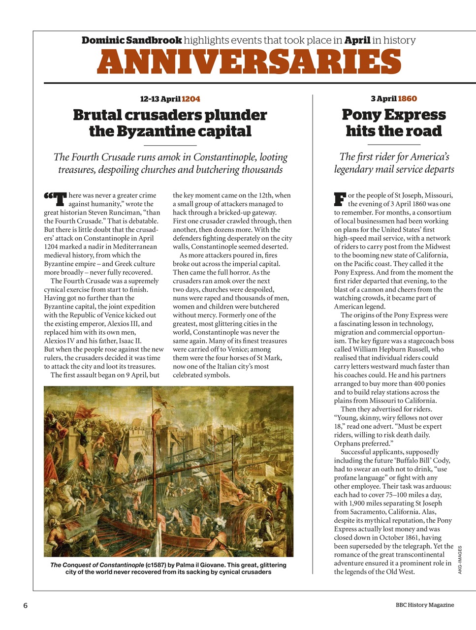 History Extra Magazine Preview Pages
