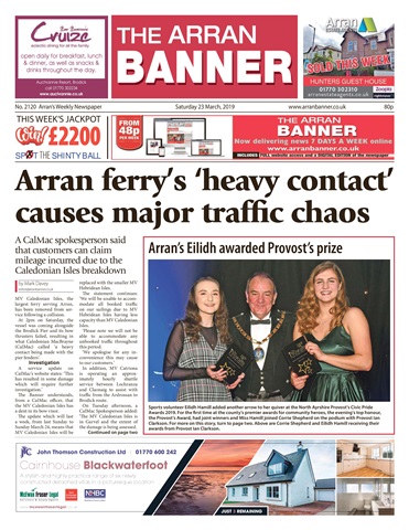 Arran Banner issue 23 March 2019