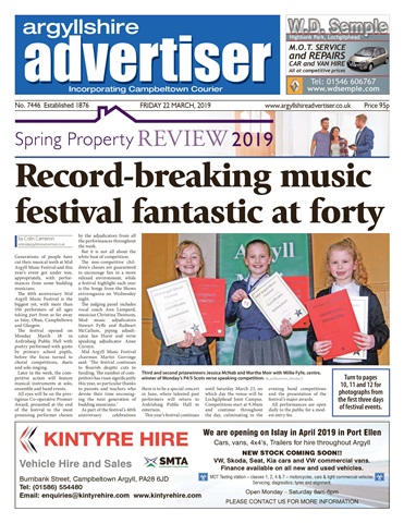 Argyllshire Advertiser issue 22 March 2019