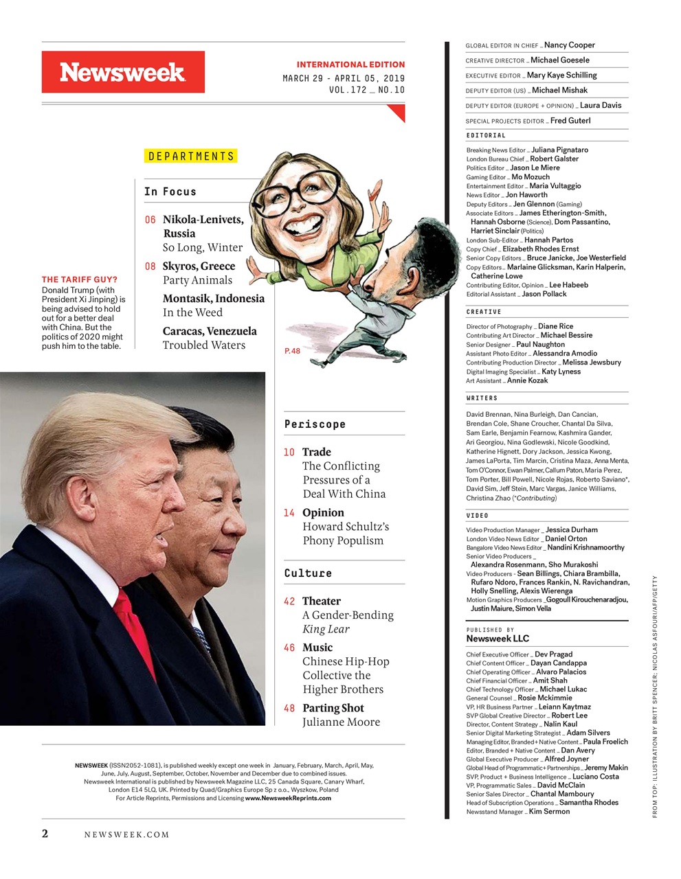 Newsweek International Preview Pages