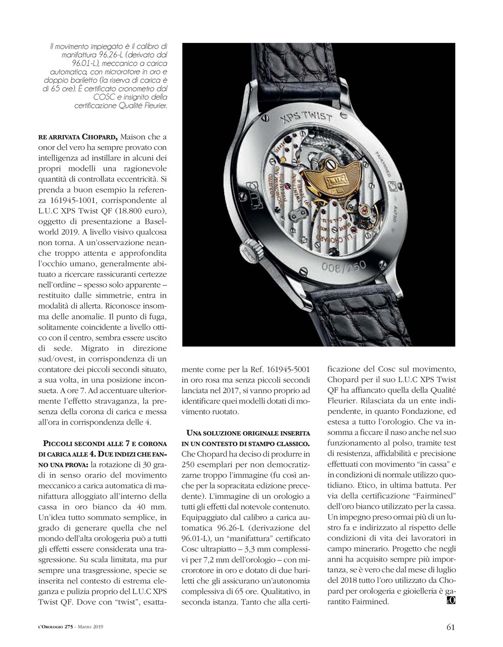L'Orologio Preview Pages