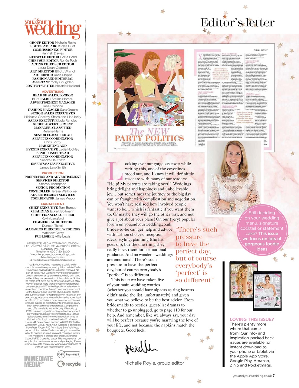 You & Your Wedding Preview Pages