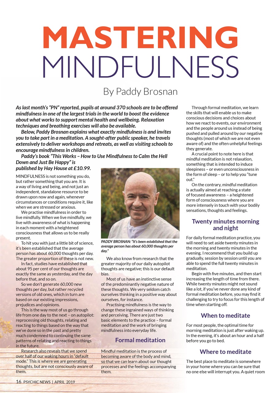 Psychic News Preview Pages