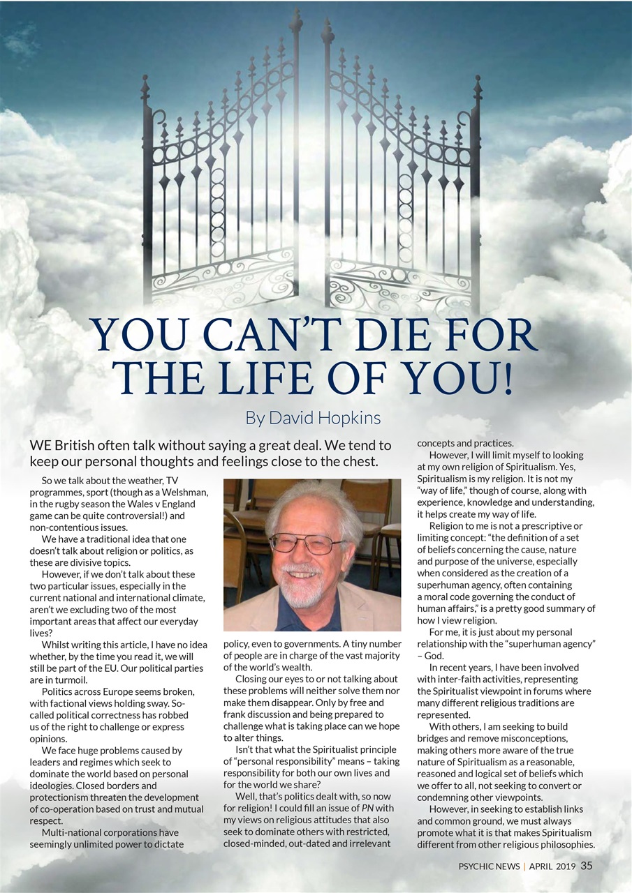 Psychic News Preview Pages