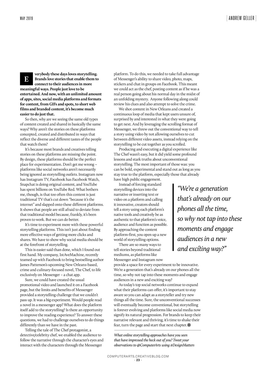 Computer Arts Preview Pages