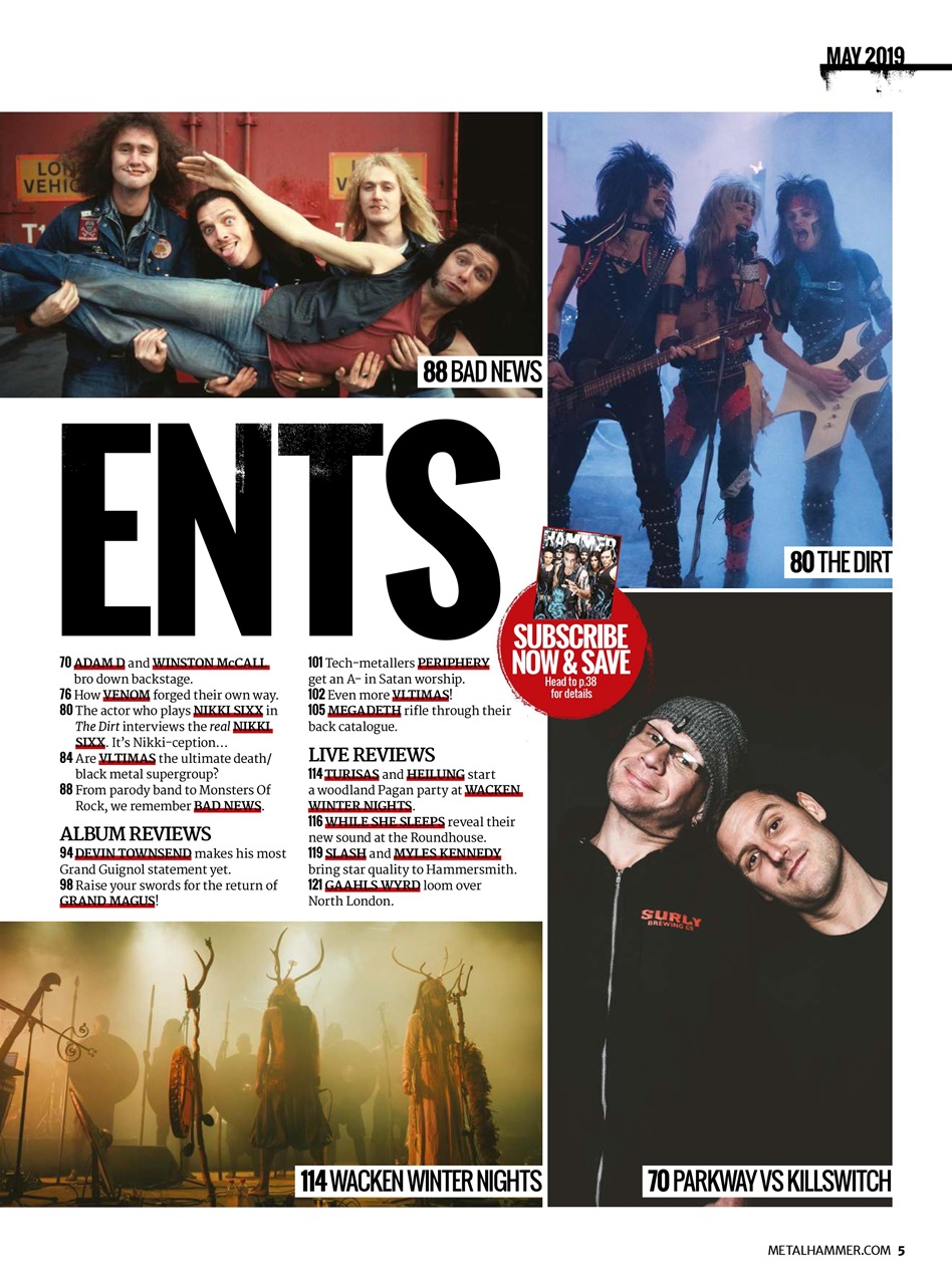 Metal Hammer Preview Pages