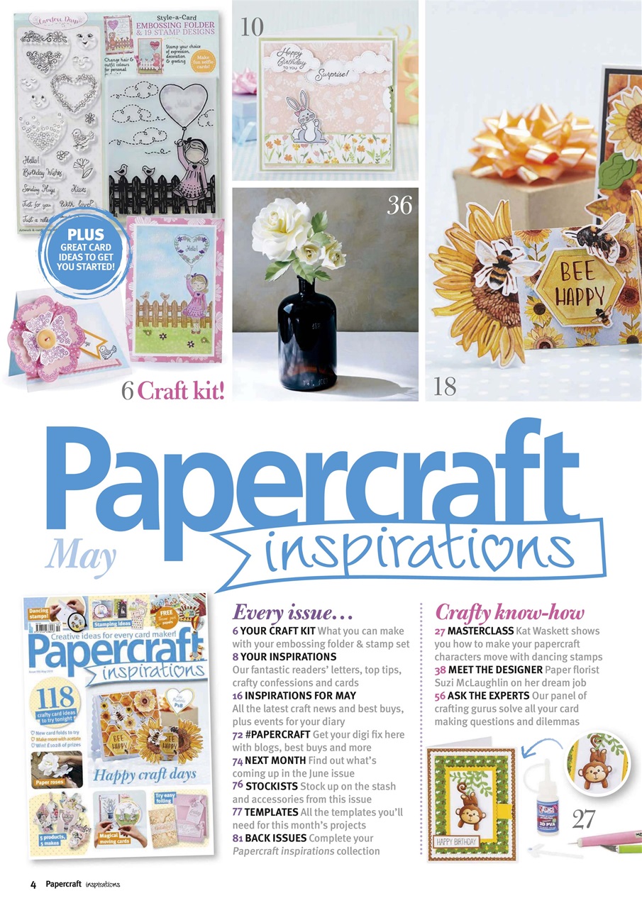 Papercraft Inspirations Preview Pages