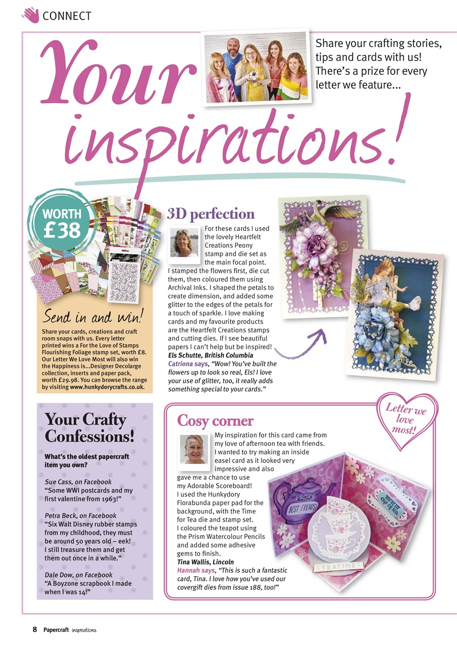 Papercraft Inspirations Preview Pages