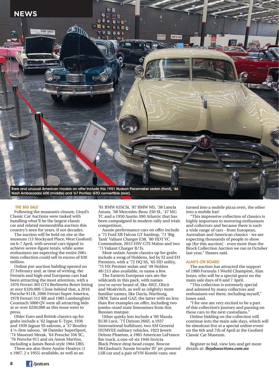 JUST CARS Preview Pages