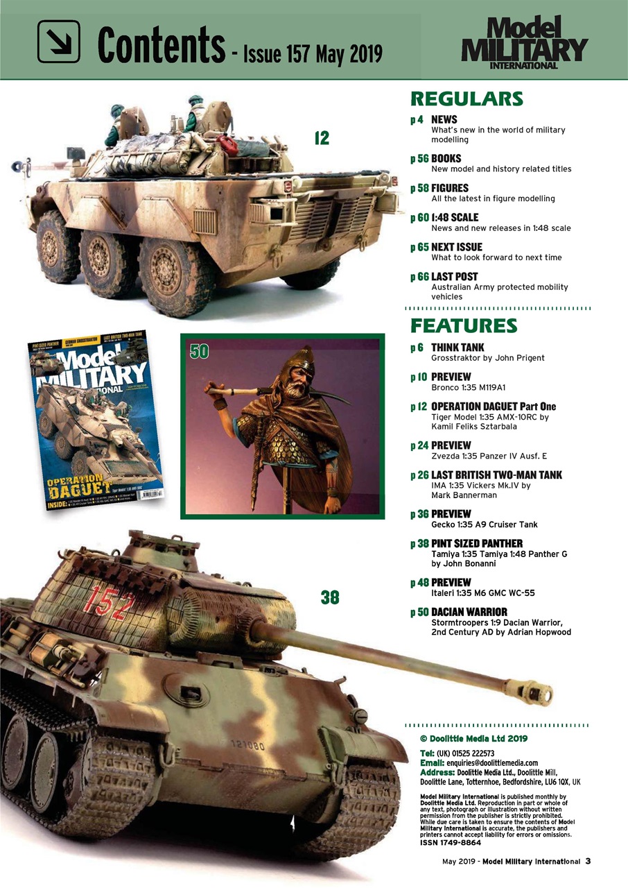 Military Modelling International Magazine Preview Pages