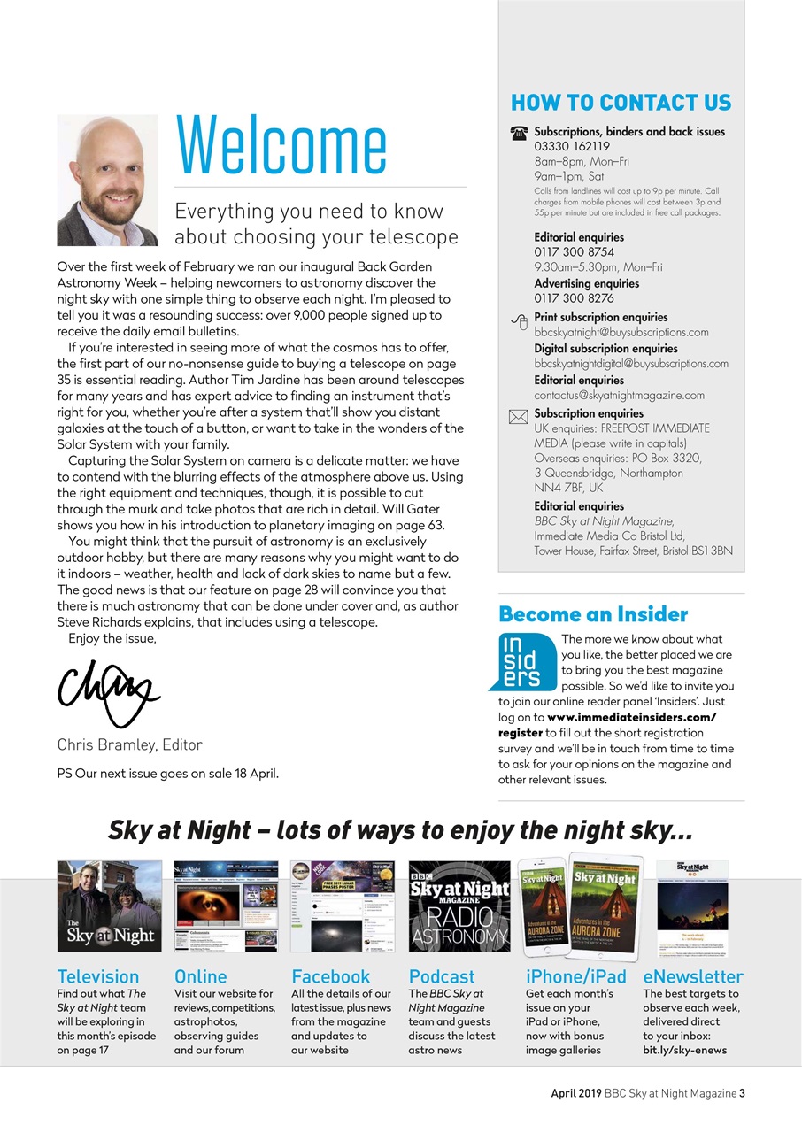 BBC Sky at Night Magazine Preview Pages
