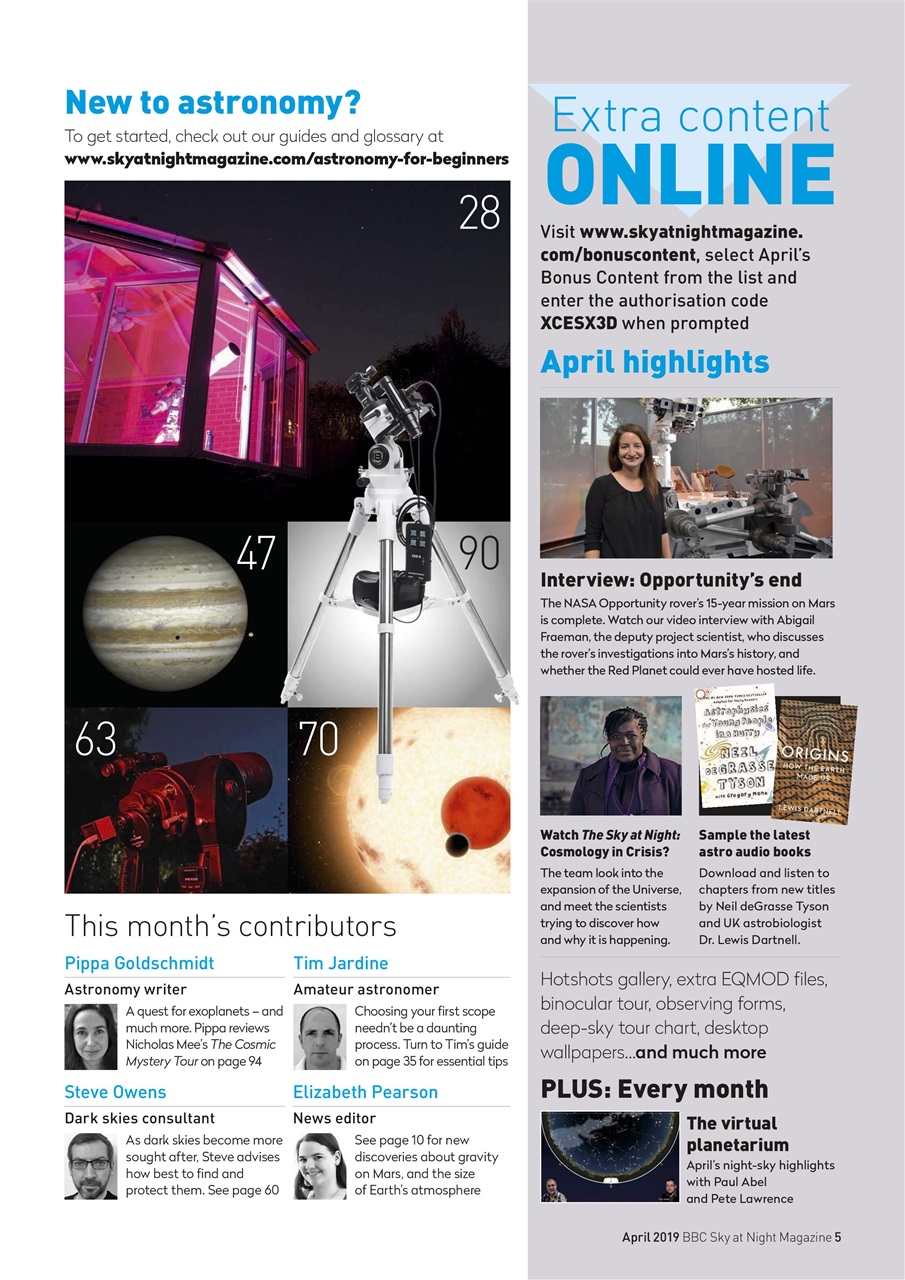 BBC Sky at Night Magazine Preview Pages