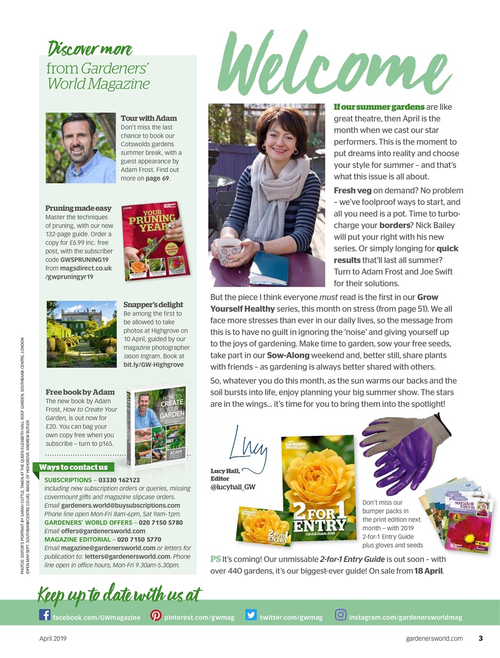BBC Gardeners’ World Magazine Preview Pages