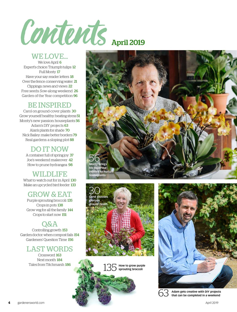 BBC Gardeners’ World Magazine Preview Pages