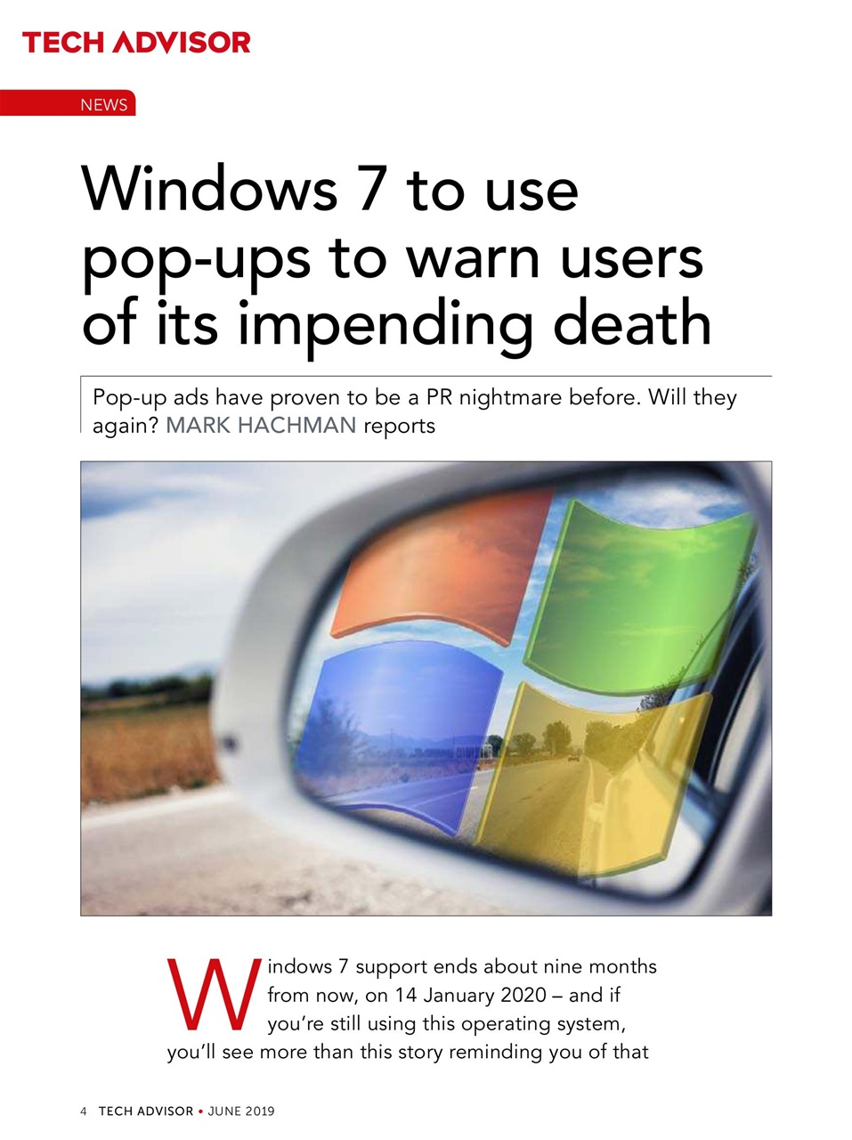 Tech Advisor Preview Pages