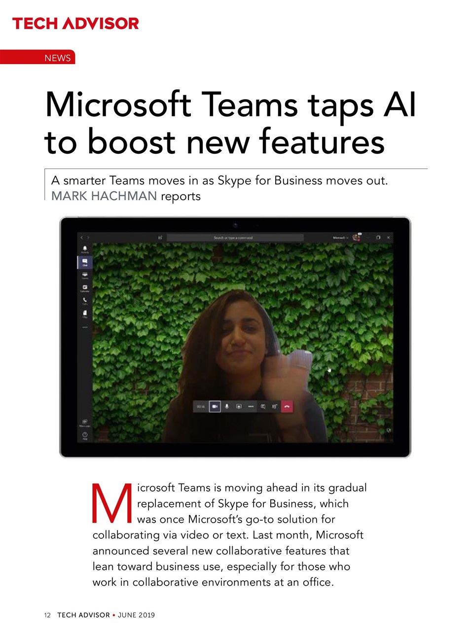 Tech Advisor Preview Pages