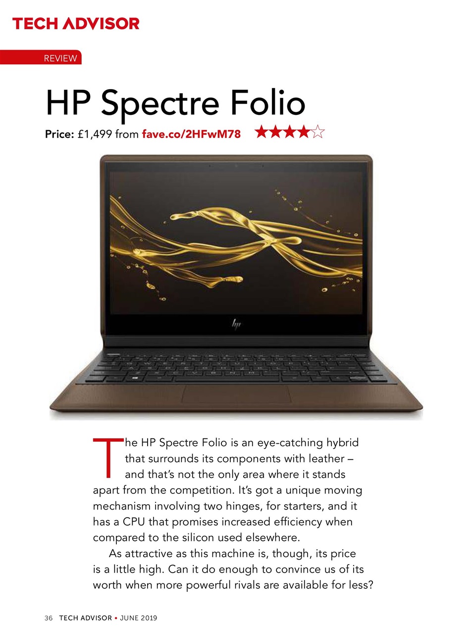 Tech Advisor Preview Pages