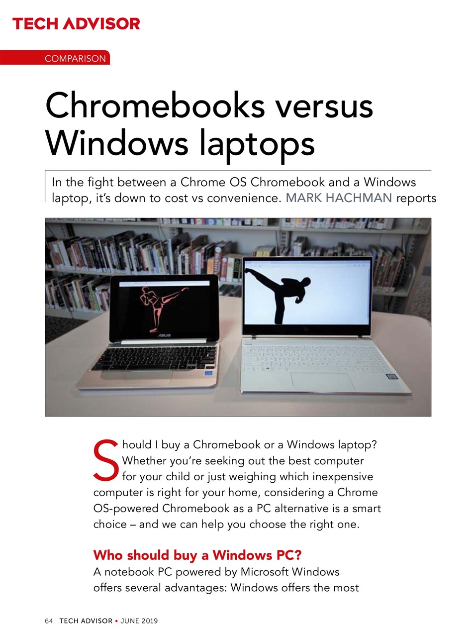 Tech Advisor Preview Pages