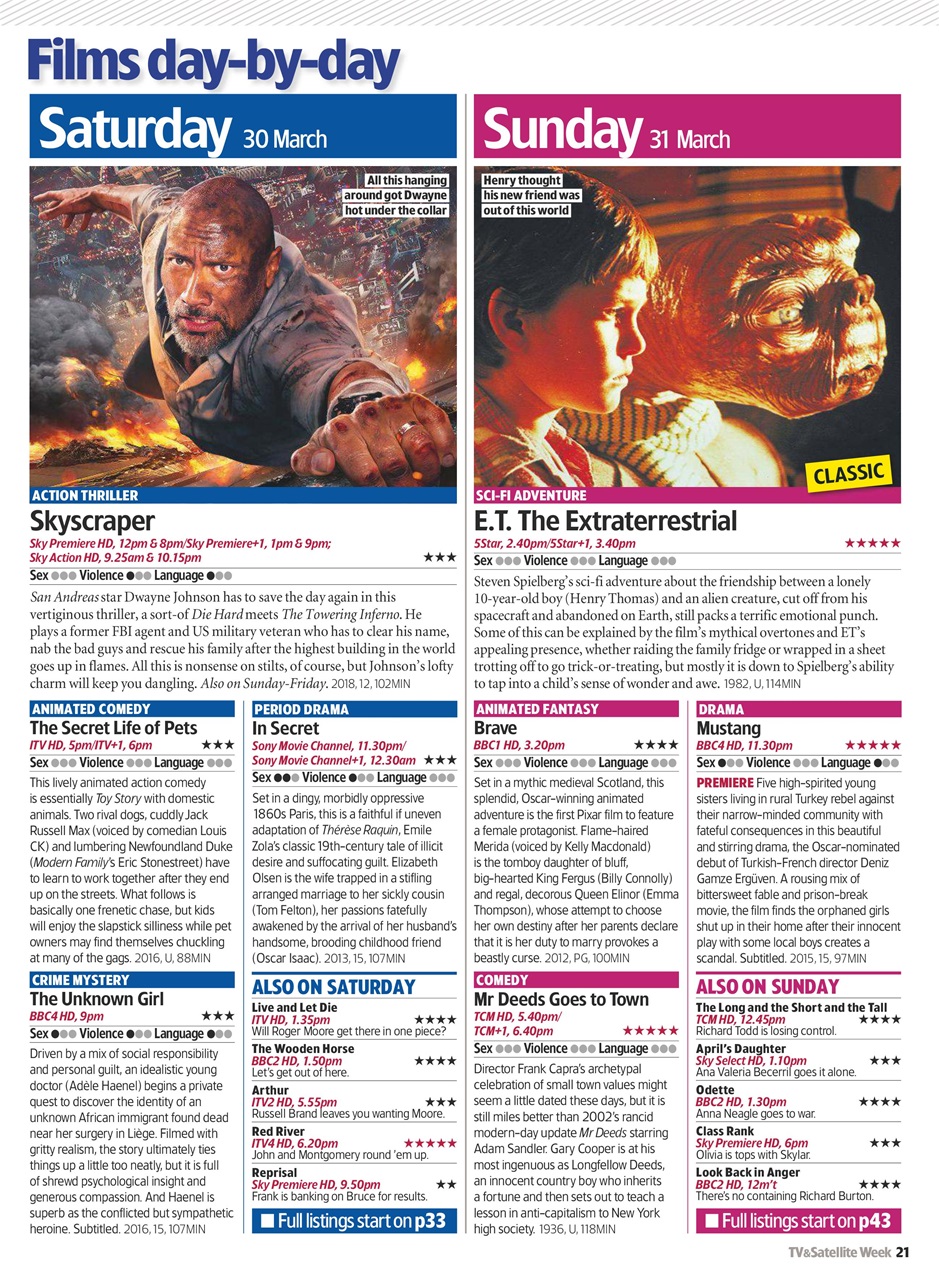 TV & Satellite Week Preview Pages
