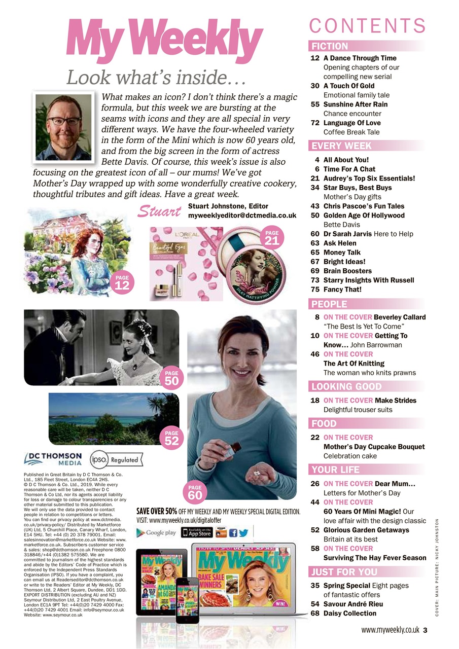 My Weekly Preview Pages