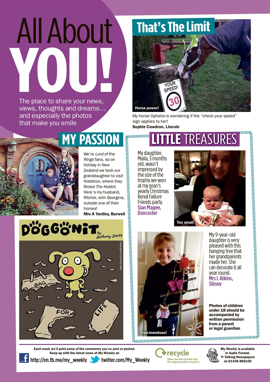 My Weekly Preview Pages