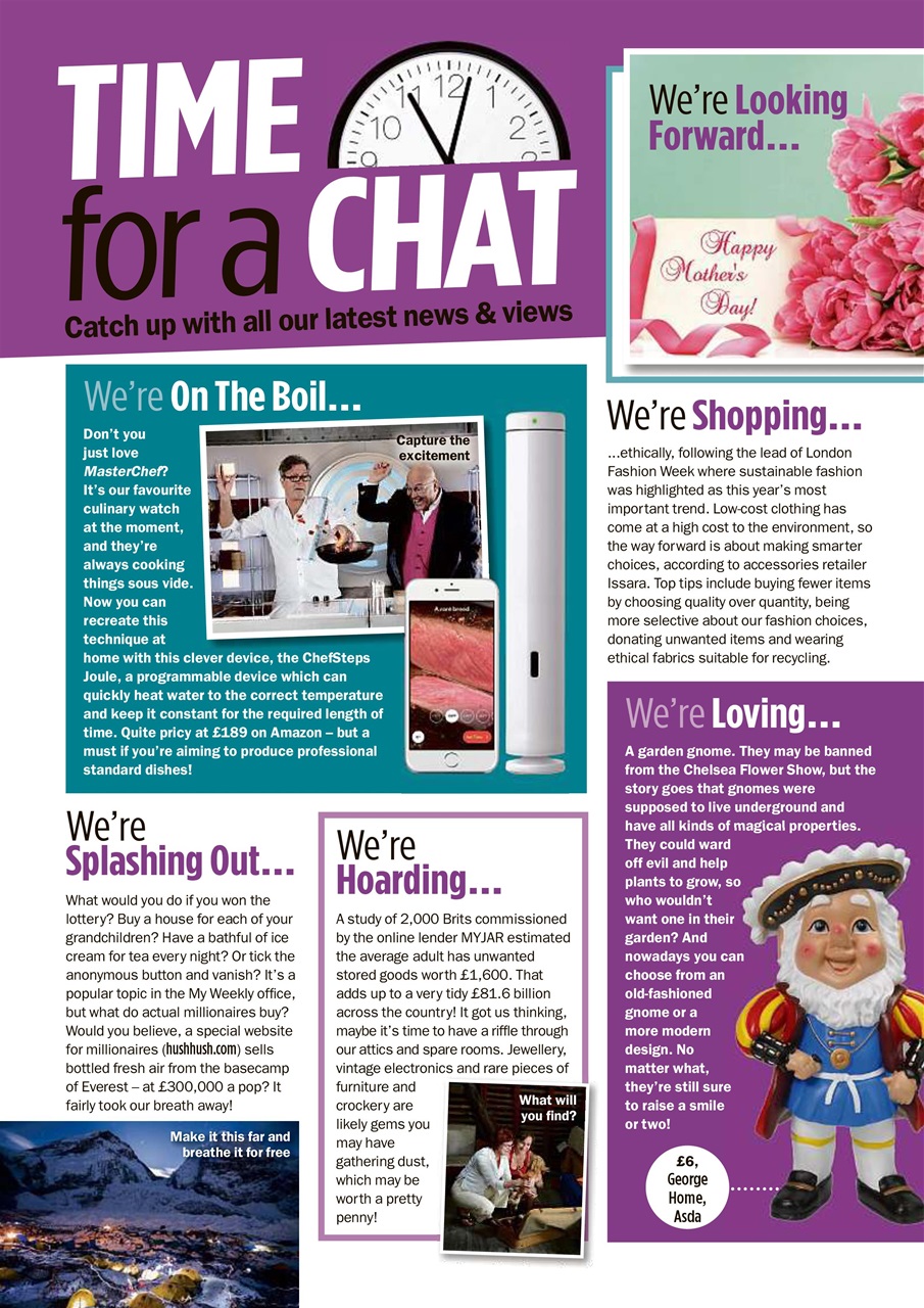 My Weekly Preview Pages