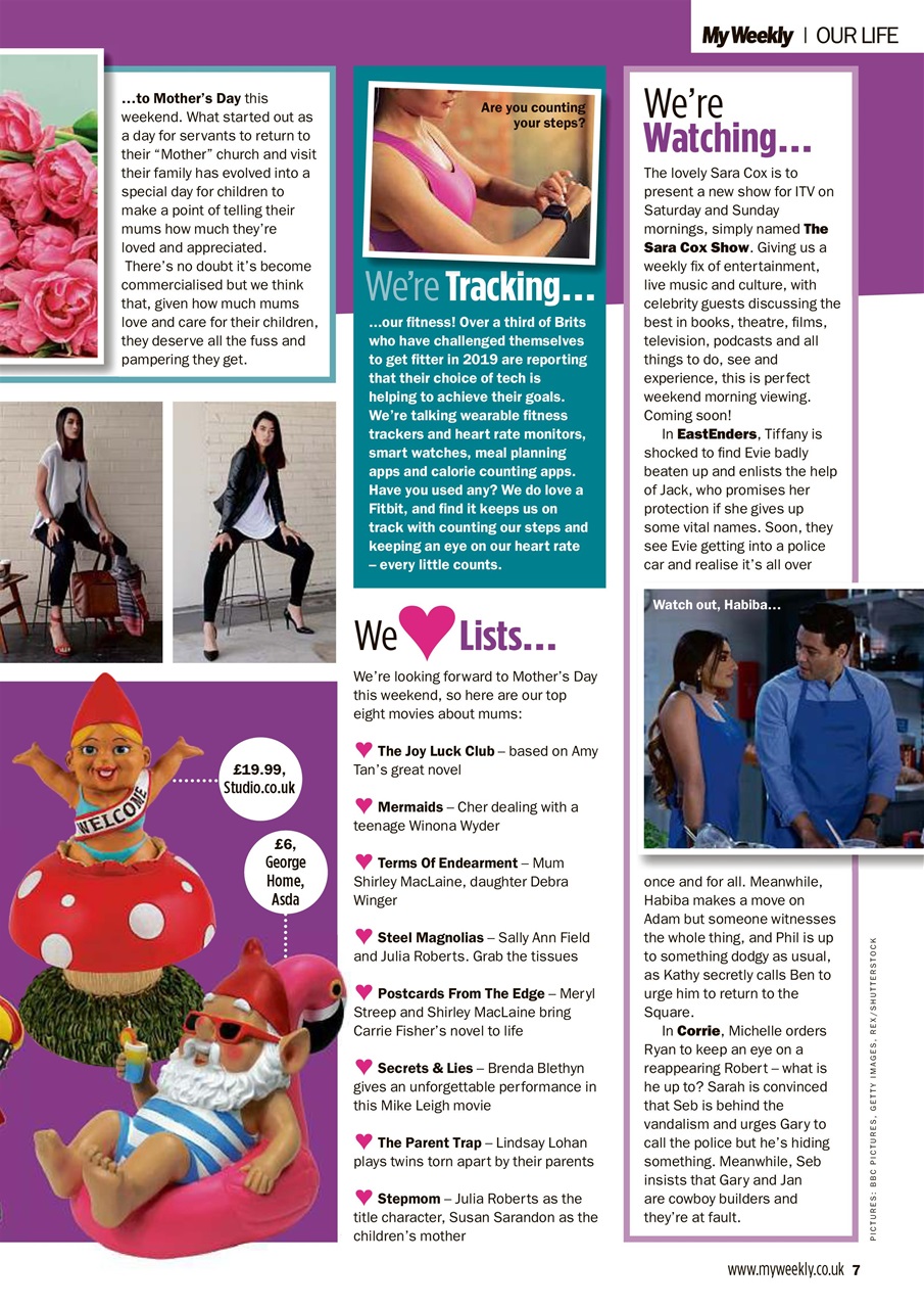 My Weekly Preview Pages