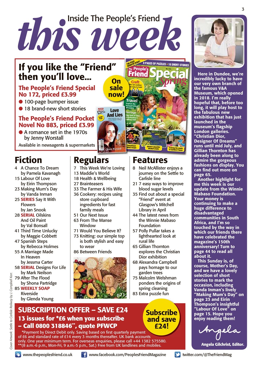 The People’s Friend Preview Pages
