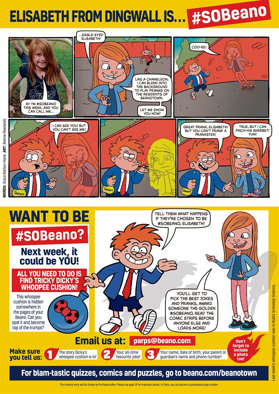 Beano Preview Pages