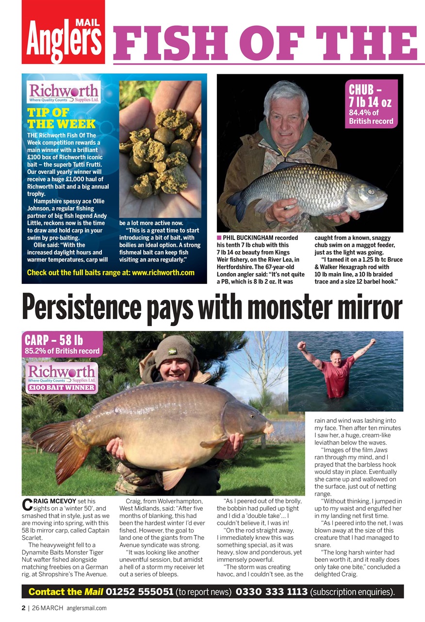 Anglers Mail Preview Pages