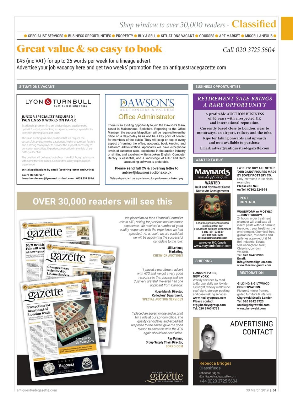 Antiques Trade Gazette Preview Pages