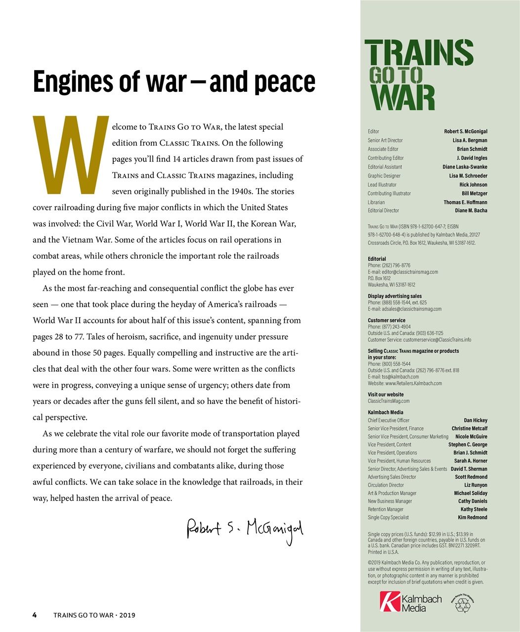 Classic Trains Preview Pages