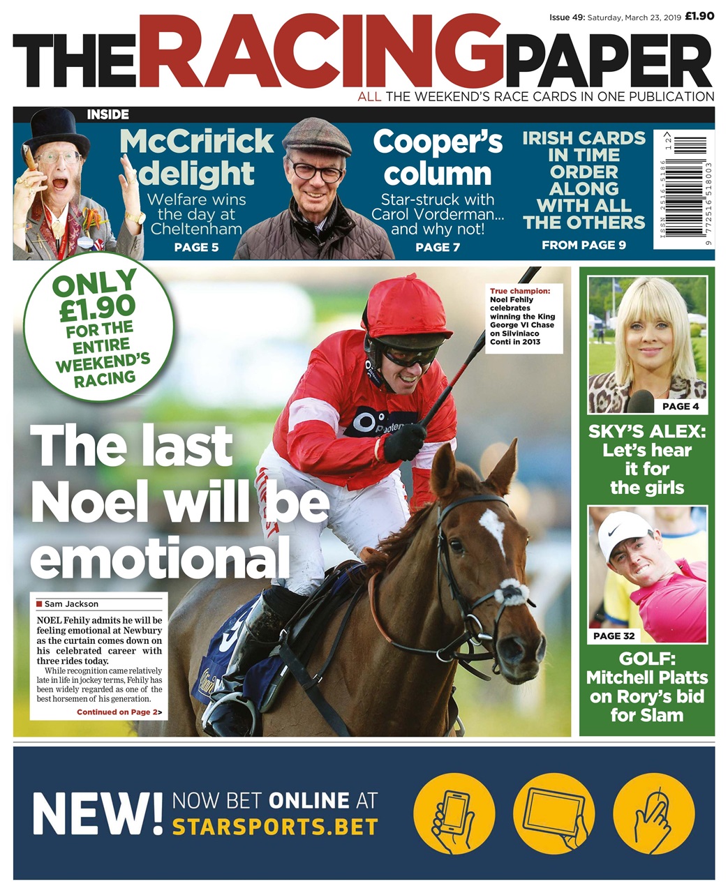 The Racing Paper Preview Pages