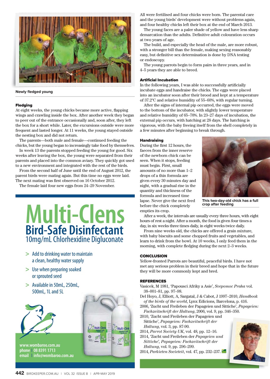 Australian Birdkeeper Magazine Preview Pages