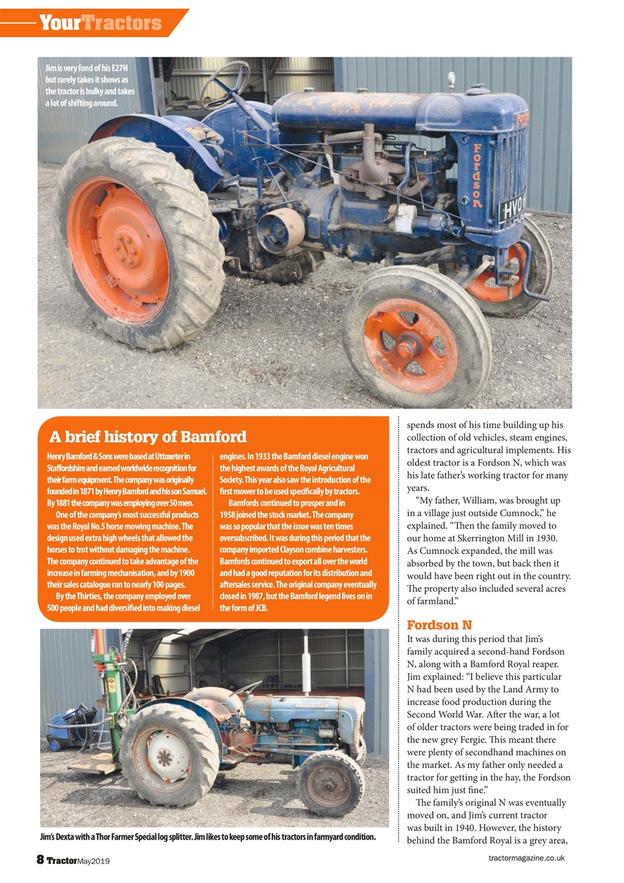 Tractor & Farming Heritage Magazine Preview Pages